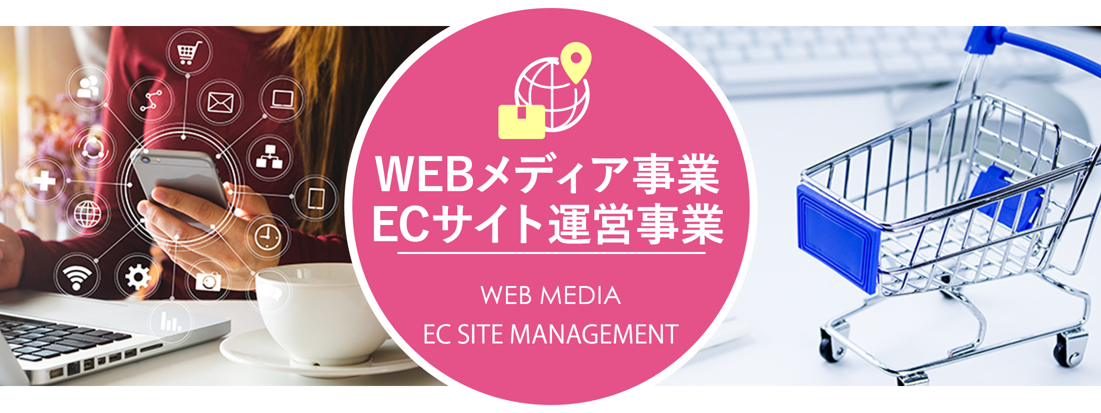 WEBメディア事業、ECサイト運営事業